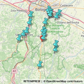 Mappa Dentro Poste Italiane, 40060 Pianoro BO, Italia (7.9595)