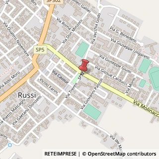 Mappa Piazza Alfredo Baccarini, 3, 48026 Russi, Ravenna (Emilia Romagna)
