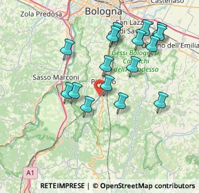 Mappa Via dei Pini, 40060 Pianoro BO, Italia (7.25063)