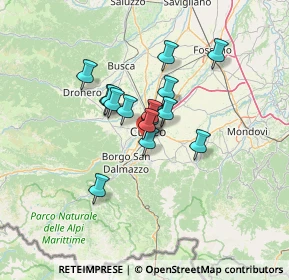 Mappa Via Beppe Fenoglio, 12100 Cuneo CN, Italia (9.24733)