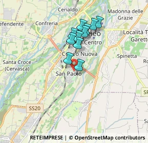 Mappa Via Beppe Fenoglio, 12100 Cuneo CN, Italia (1.42182)