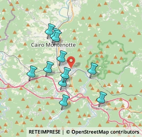 Mappa Via Sergio Scaiola, 17014 Cairo Montenotte SV, Italia (3.35818)