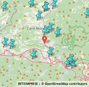 Mappa SS Colle di Cadibona, 17014 Cairo Montenotte SV (5.8275)