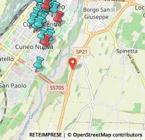 Mappa SP21, 12100 Cuneo CN, Italia (1.472)