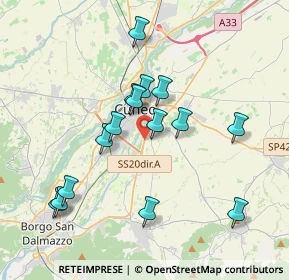 Mappa SP21, 12100 Cuneo CN, Italia (3.59)