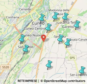 Mappa SP21, 12100 Cuneo CN, Italia (2.28818)