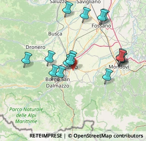 Mappa Via Gauteri, 12100 Cuneo CN, Italia (15.185)