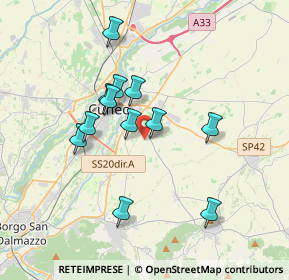 Mappa Via Gauteri, 12100 Cuneo CN, Italia (3.1725)