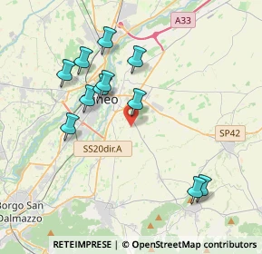 Mappa Via Gauteri, 12100 Cuneo CN, Italia (3.79091)