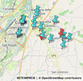 Mappa Via Gauteri, 12100 Cuneo CN, Italia (1.9345)