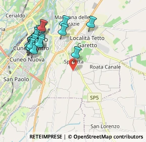 Mappa Via Gauteri, 12100 Cuneo CN, Italia (2.334)