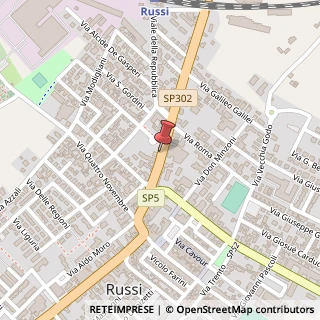 Mappa Via Garibaldi, 197, 48026 Russi RA, Italia, 48026 Russi, Ravenna (Emilia Romagna)