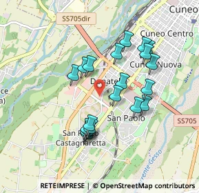 Mappa Via Sandro Pertini, 12100 Cuneo CN, Italia (0.823)