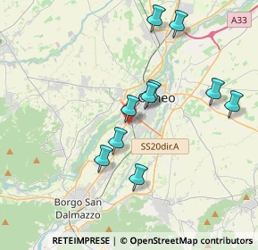 Mappa Via Sandro Pertini, 12100 Cuneo CN, Italia (4.15545)