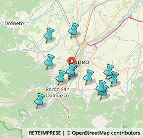 Mappa Via Sandro Pertini, 12100 Cuneo CN, Italia (6.83917)