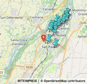 Mappa Via Sandro Pertini, 12100 Cuneo CN, Italia (1.86467)