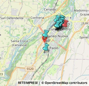 Mappa Via Sandro Pertini, 12100 Cuneo CN, Italia (1.6415)