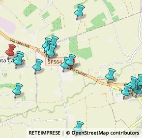 Mappa Via Genova, 12016 Peveragno CN, Italia (1.2565)