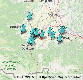 Mappa Via Genova, 12016 Peveragno CN, Italia (10.1175)