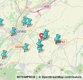 Mappa Via Civalleri, 12100 Cuneo CN, Italia (4.22462)