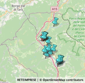 Mappa Via Sismondo, 54027 Pontremoli MS, Italia (5.69188)