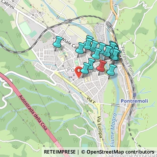 Mappa Via G.Sforza, 54027 Pontremoli MS, Italia (0.3985)