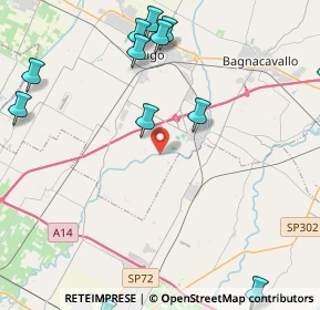 Mappa Via Maremme, 48033 Cotignola RA, Italia (5.81333)