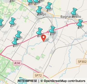 Mappa Via Maremme, 48033 Cotignola RA, Italia (6.964)