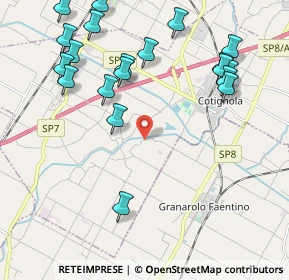 Mappa Via Maremme, 48033 Cotignola RA, Italia (2.497)