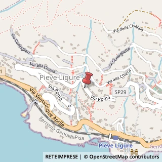 Mappa Via roma 159, 16030 Pieve Ligure, Genova (Liguria)