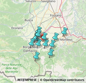 Mappa Via SS, 12016 Peveragno CN, Italia (8.015)