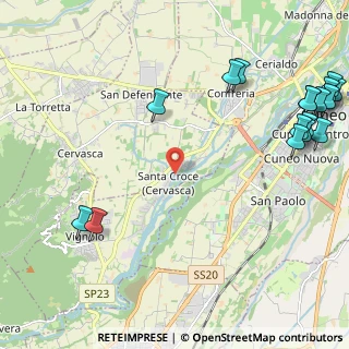 Mappa Via delle Vigne, 12010 Cervasca CN, Italia (3.23235)