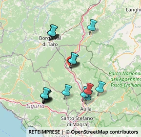 Mappa Via Pietro Bologna, 54027 Pontremoli MS, Italia (14.7995)