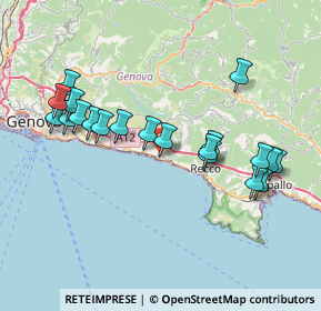 Mappa Via Consiglietto, 16031 Pieve Ligure GE, Italia (7.809)