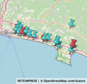 Mappa Via Consiglietto, 16031 Pieve Ligure GE, Italia (7.605)