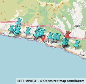 Mappa Via Privata Chiappa, 16031 Pieve Ligure GE, Italia (1.7165)