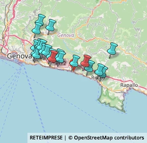 Mappa Via Privata Chiappa, 16031 Pieve Ligure GE, Italia (6.649)