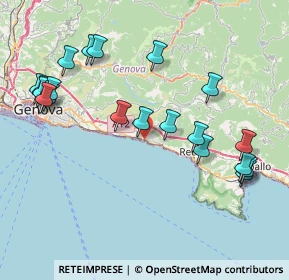 Mappa Via Privata Chiappa, 16031 Pieve Ligure GE, Italia (9.082)