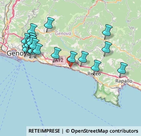 Mappa Via Privata Chiappa, 16031 Pieve Ligure GE, Italia (8.6225)