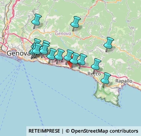 Mappa Via Privata Chiappa, 16031 Pieve Ligure GE, Italia (6.41875)