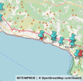 Mappa Via Privata Chiappa, 16031 Pieve Ligure GE, Italia (5.73636)