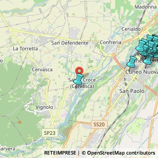 Mappa Santa Croce, 12010 Cervasca CN, Italia (3.7565)