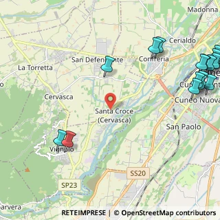 Mappa SP 41, 12010 Cervasca CN, Italia (3.43412)