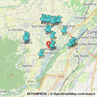 Mappa Santa Croce, 12010 Cervasca CN, Italia (1.7315)