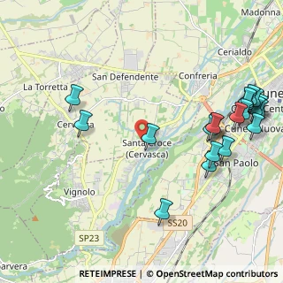 Mappa SP 41, 12010 Cervasca CN, Italia (2.688)