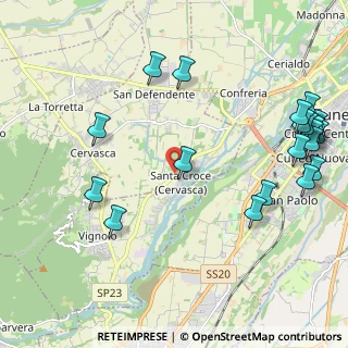 Mappa Santa Croce, 12010 Cervasca CN, Italia (2.7995)