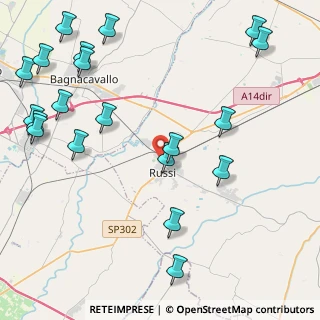 Mappa Viale A. Modigliani, 48026 Russi RA, Italia (5.7765)