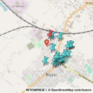 Mappa Viale A. Modigliani, 48026 Russi RA, Italia (0.444)