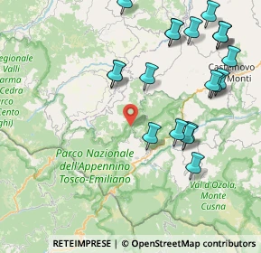 Mappa Strada Provinciale, 42030 Ramiseto RE, Italia (9.79)