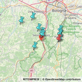 Mappa Via Belvedere, 40037 Sasso Marconi BO, Italia (6.25308)